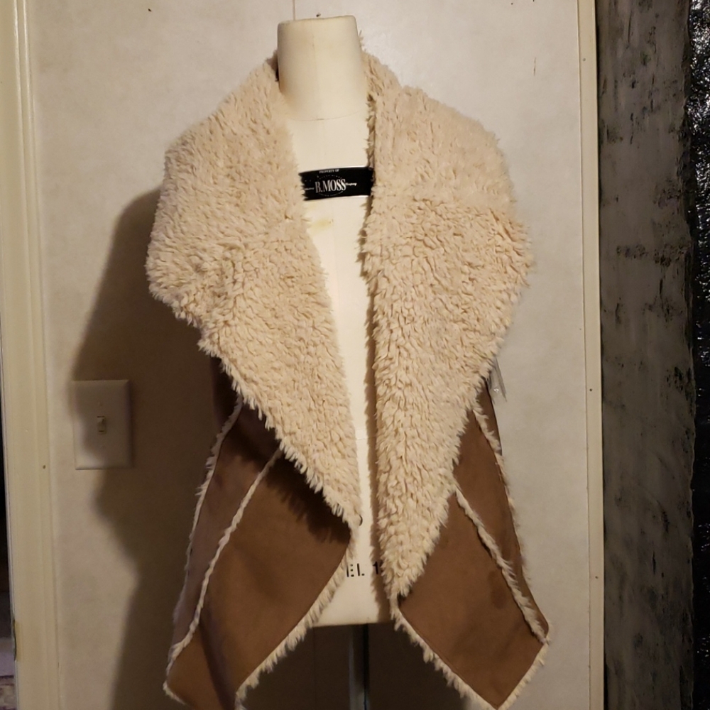 NWT YMI faux suede vest